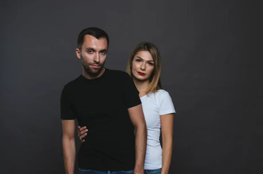 Einfache Baumwoll-T-Shirts